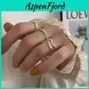 Minimalist Copper Geometric Ring For Women Stylish Adjustable Open Ring Design