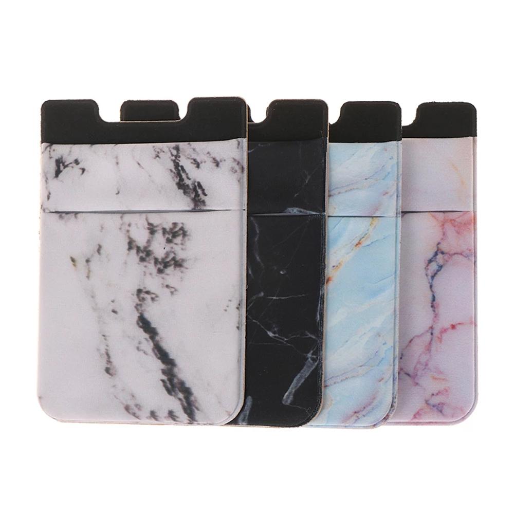 Elastic Mobile Phone Wallet Phone Back Pocket Phone Card Sleeve Phone Storage Wallet Card Holder