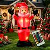 Aufblasbarer LED-Nikolaus-Wackelfigur - Weihnachtsdekoration für den Außenbereich