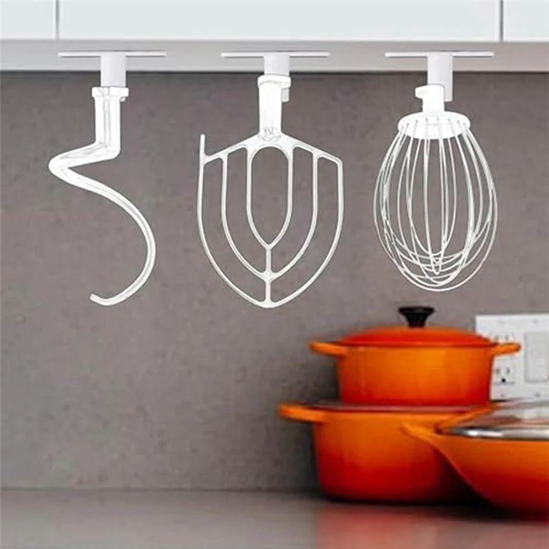 AEE4-Suitable For Kitchenaid Mixer Chef Machine Hook Vertical Accessory Bracket Universal Kitchen Accessories Storage Hook
