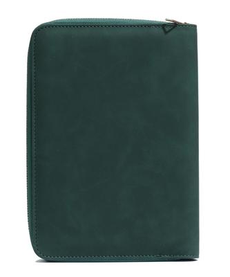 V.for.M Zippered Planner Cover for Notebooks, Notepads, and Planners (Green, A5 Size)