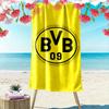 Gelbes BVB 09 Logo Strandtuch Ein Muss für den Strandurlaub