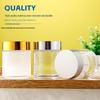 High-Quality Frosted Glass Eye Cream Jar, 200g - Light-Blocking, Sealed and Travel-Friendly
