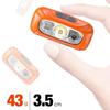 Mini Led Headlamp Built-In Battery Usb Rechargeable Head Torch Outdoor Camping Fishing Head Flashlight Searchlight Headlight