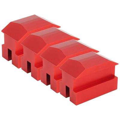 Dilwe 4Pcs Jack Attachment Billet Aluminum Jack Pad Point Adapter Jack Up Adapter Car Accessories Replaces Camaro 6th Gen 2016-2024