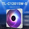 Thermalright TL-C12015W-S CPU Cooling Fan 120mm, Quiet PWM Computer ARGB, 15mm Slimline Cooler (White ARGB)