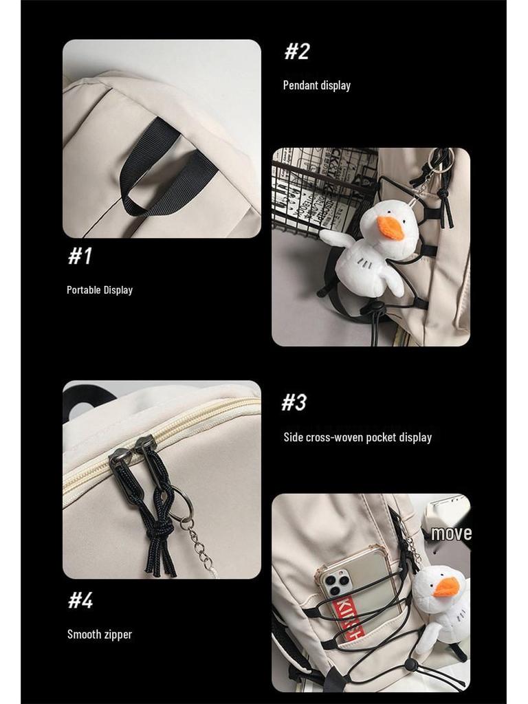 Men's & Women's Japanese Style Large Capacity Backpack for School & College Students