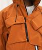 Kalapatthar 3Layer Offset Zip Pocket Hooded Jacket - Camel