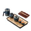 Tea set 1 pot 1 cup 1 can 1 office cup Kung Fu tea set outdoor portable car teapot Mid-Autumn Festival