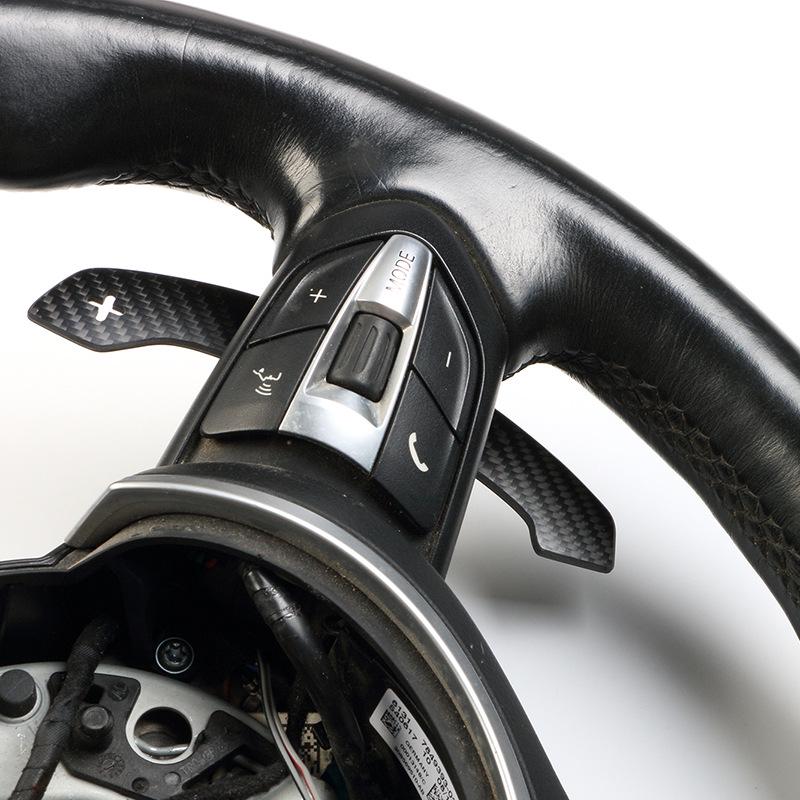 Compatible BMW G F Chassis Shift Paddles: Carbon Fiber Magnetic for M2, M3, M4, X3, X4, X5, X6 Series.