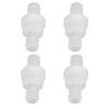 12PCS Aquarium Check Valve Ozone Resistance Oil Resistant One Way Air Valve PP Check Valve for Fish