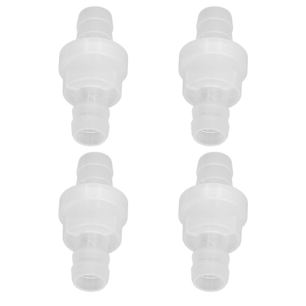 12PCS Aquarium Check Valve Ozone Resistance Oil Resistant One Way Air Valve PP Check Valve for Fish