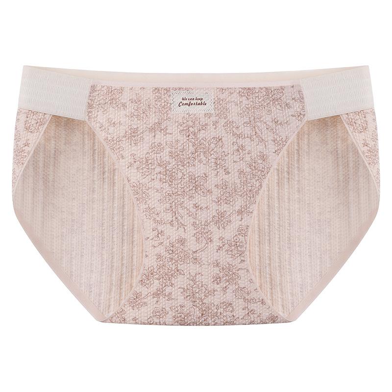 Plus Size Women's 10A Cotton Antibacterial Crotch Breathable and Gently Tucked High Waist Briefs