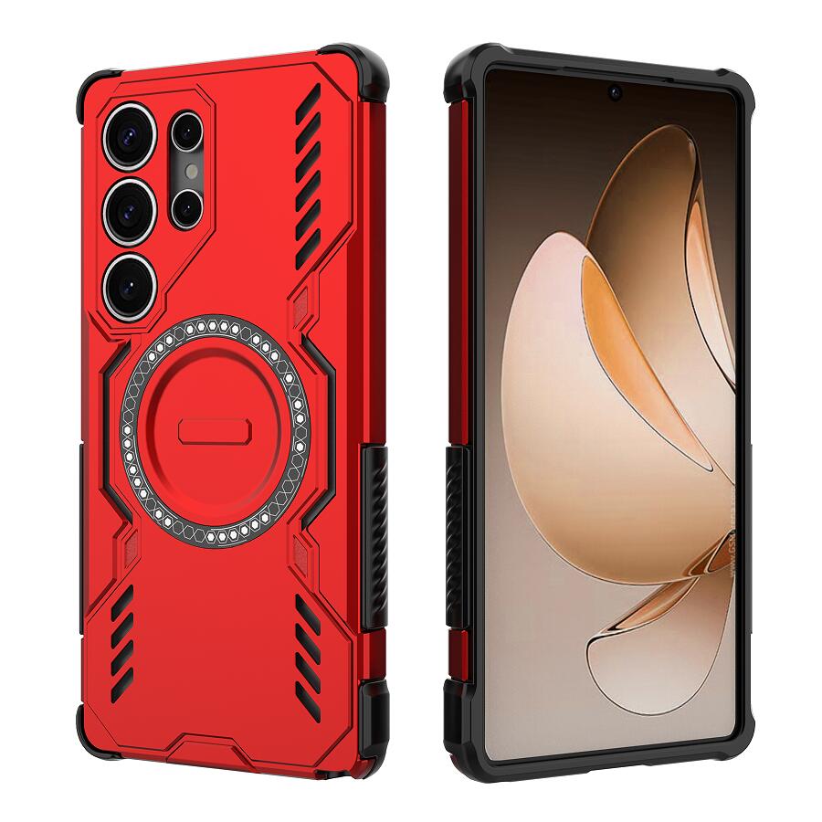 

Armor Heat Dissipation Magnetic Wireless Charge Case for Samsung Galaxy S25 Ultra Plus Edge A56 A16 A26 A36 A55 A06 M56 Cover Galaxy S25 Edge