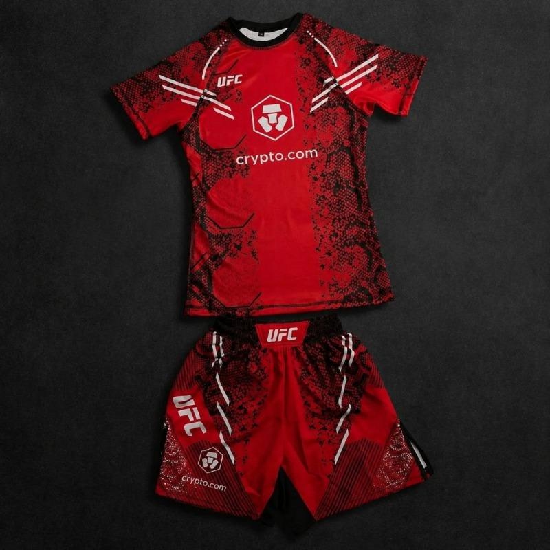 UFC Neue Achteckige Käfigkampf Nacht Herren und Kinder MMA Locker Atmungsaktiv Schnelltrocknend Boxen Training Sport Set