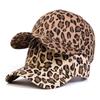 Unisex Leopar Desenli Ayarlanabilir Beyzbol Şapkası Sokak Rapçisi Hip Hop Şapkaları Snapback Şapka Golf Şapkaları Kamyoncu Şapkası