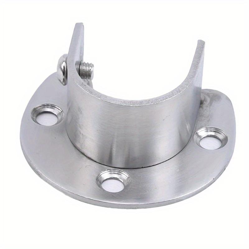 2 Pezzi Supporto per Bastone Tenda Supporto per Bastone Armadio Supporti Terminali Boccole per Tenda Armadio Boccole Fisse