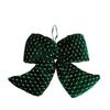 Christmas Decorative Pendant, Bow Pendant, Plush Bow, Festive Party Decorative Pendant, Bow(S/M/L)