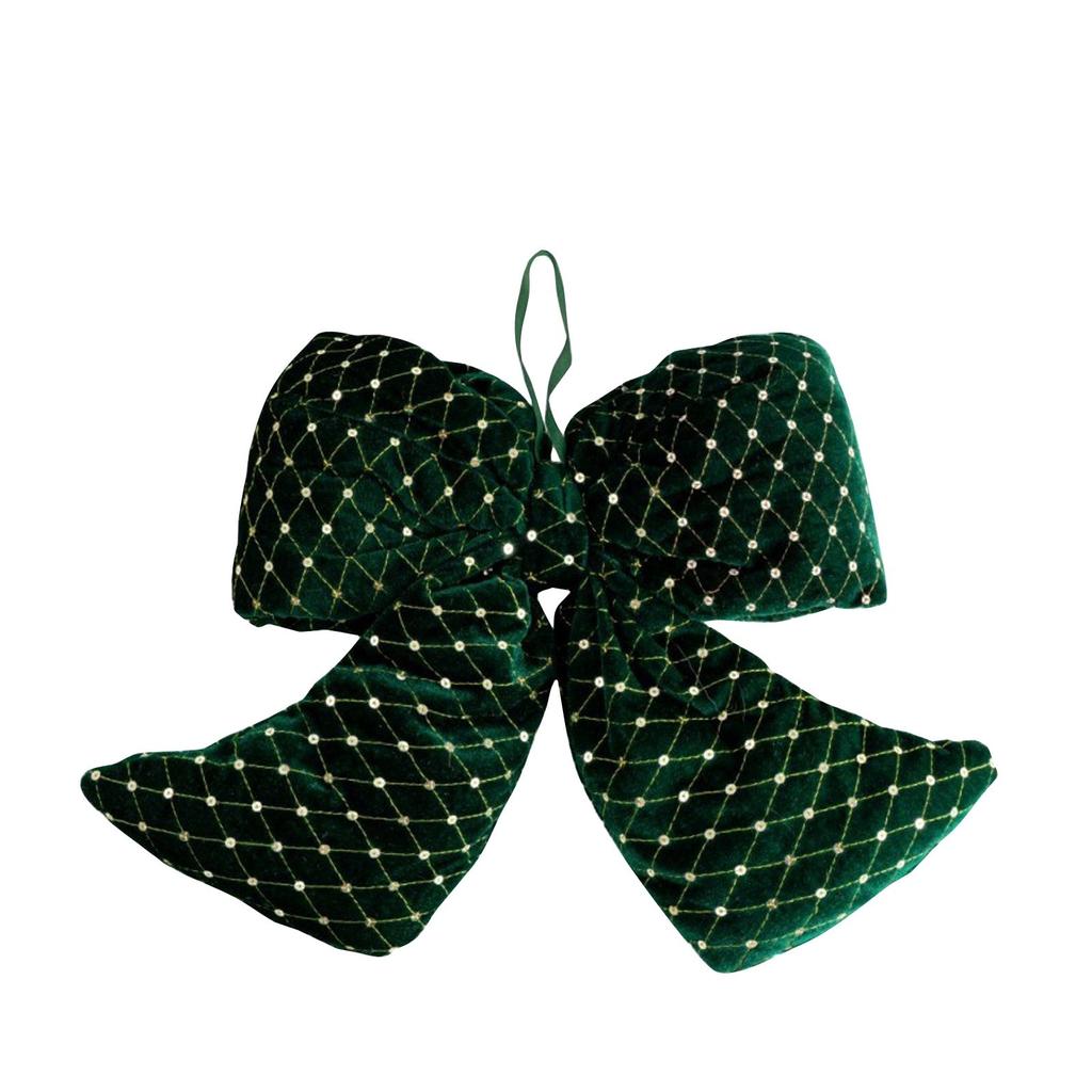 Christmas Decorative Pendant, Bow Pendant, Plush Bow, Festive Party Decorative Pendant, Bow(S/M/L)