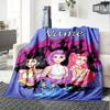 Customizable KPop Demon Hunters31 Throw Blanket – Personalized Name, All-Season Cozy Snug Blanket, Machine Washable, Personalized Blanket