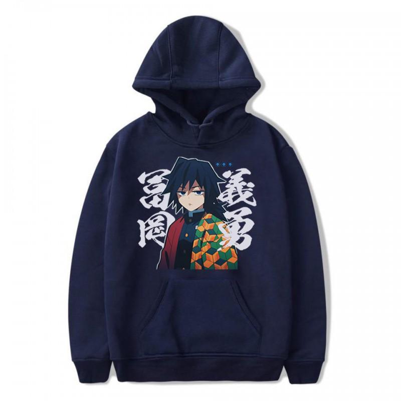 Demon Slayer Anime Hoodie Unisex Oversized Long Sleeve Sweatshirt Winter Casual Streetwear
