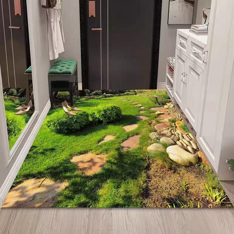 3D Carpet Household Entrance Door Mat Floor Mat Dirt Resistant Anti Slip Wear-resistant Floor Mat