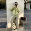 White duck down jacket sweet stand-up collar warm bread jacket women's winter fashion versatile puff down jacket tide