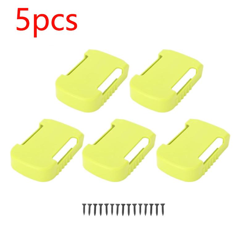 

5Pcs Tools Power Battery Storage Rack Battery Holder For Worx/Kress 5pin 20V Battery, Wall Mount Battery Hold Shelf Storage Rack