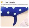 Manta Ray Plush Toy Cushion - Ocean Animal Doll for Kids