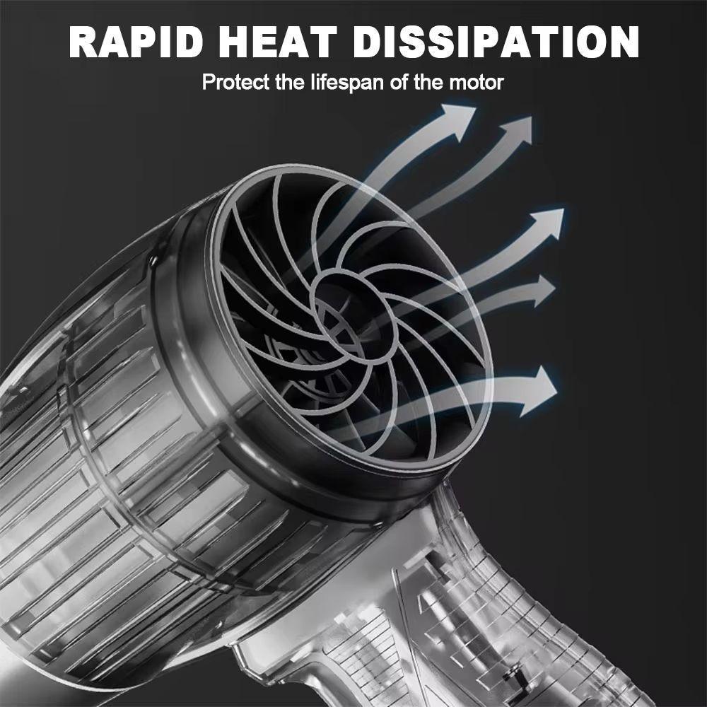 130000PRM Vânt Puternic Ventilator Turbo Litiu Suflător Violent de Frunze Uscător de Păr Putere Mare Portabil Mini Ventilator Turbo Jet