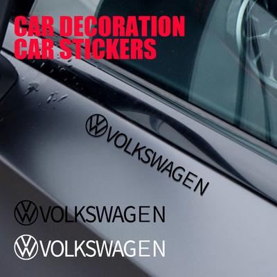 Car Body Side Window Decoration Car Trunk Body Stickers For Volkswagen VW Golf 4 5 6 7 Bora MK7 Beetle Touran Tiguan GTI R Line
