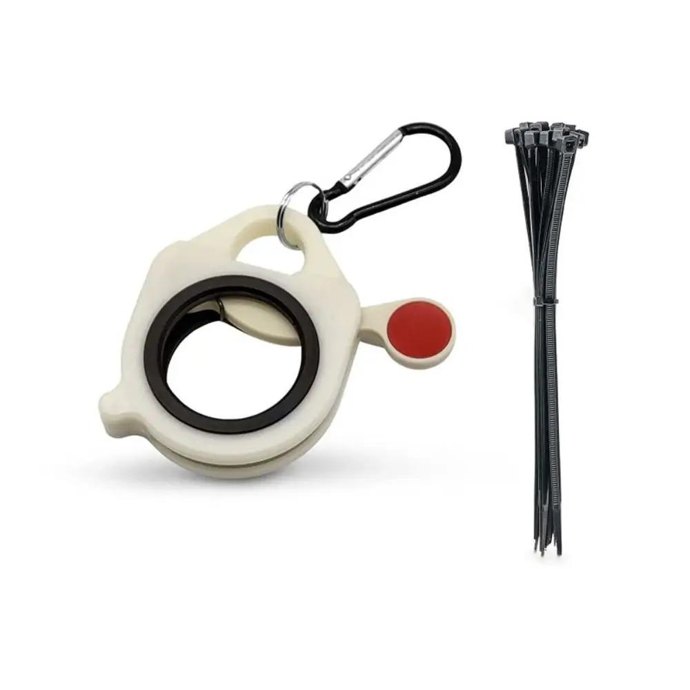 1PC Light Plastic Cable Tie Holder Without Unnecessary Waste and Simple Use - Reusable Cable Tie Organizer and Glow in the Dark