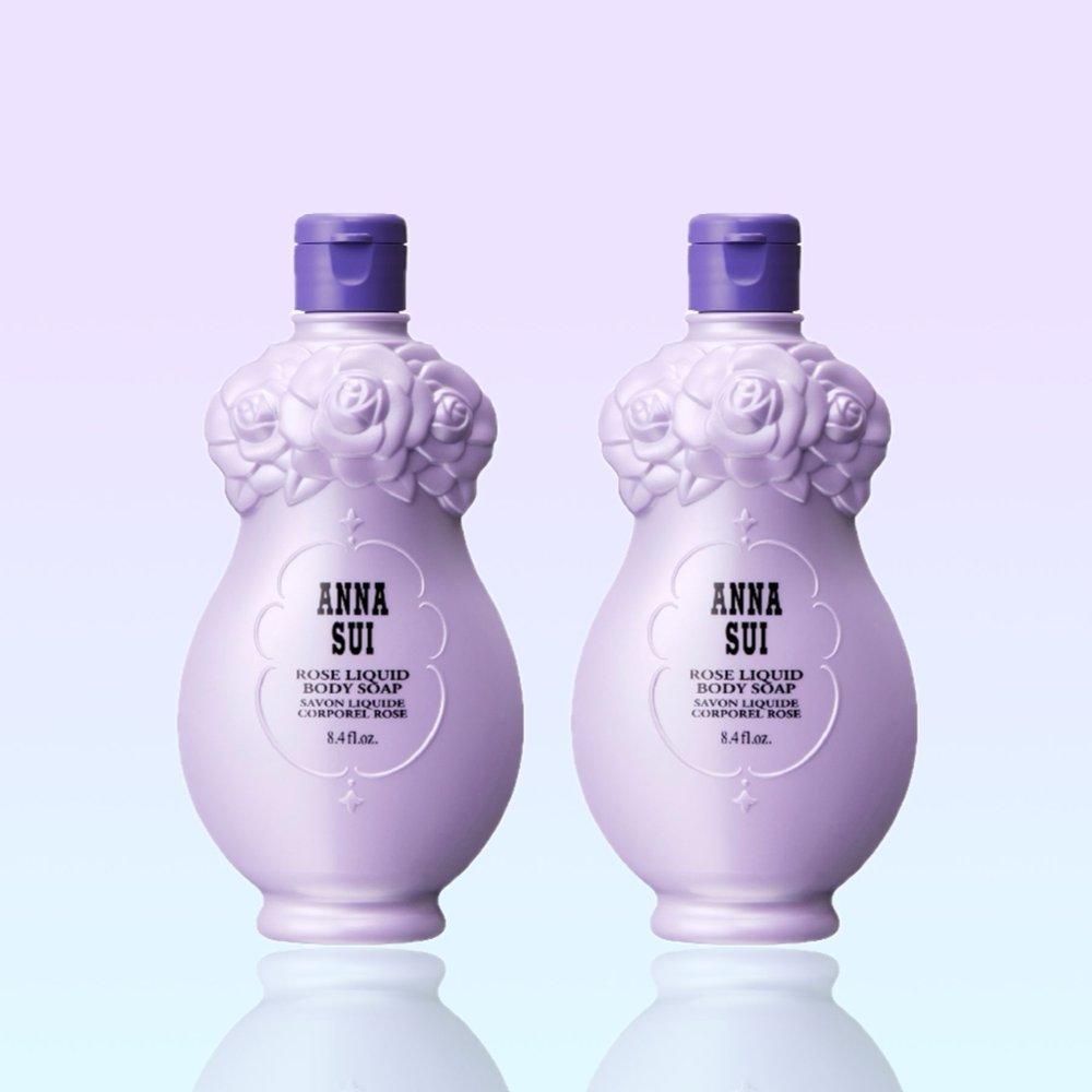 Anna Sui Liquid Rose Body Soap Duo Set