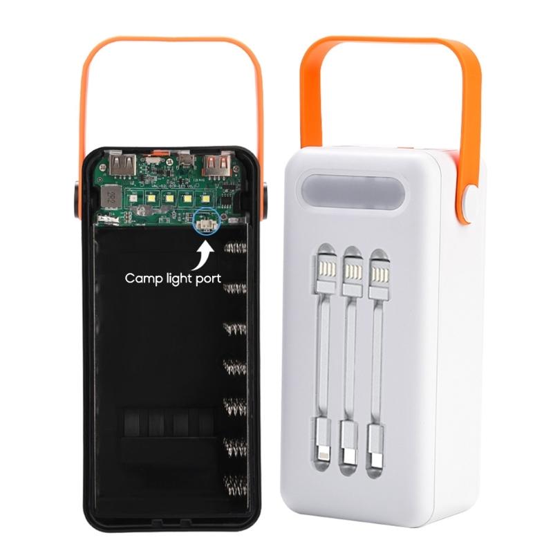 DIY 28 X 18650 PD QC3.0 USB 10W 22.5W Battery Storage Box Fast Wireless Charging Power Bank Case 18650 Battery Holder