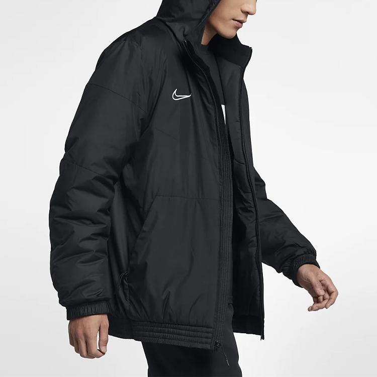 Nike Sports Football Hooded Jacket Men Outerwear Black AO1501-010