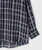 Yunse Unisex Check Shirt (Black)