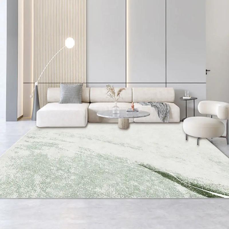 

Nordic Style Living Room Decoration Green Carpet Large Area Rugs for Bedroom Thick Plush Lounge Floor Mat Fluffy Soft Study Rug 80*120cm