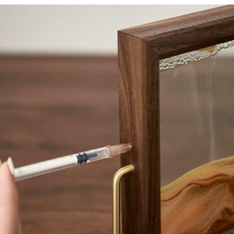 3 Kolory Prosty Nowoczesny Kwadratowy Klepsydra Płynący Piasek Malarstwo Dekoracja Dom Szafka na Wino/Szafka TV Dekoracja Domowa na Biurko LH456