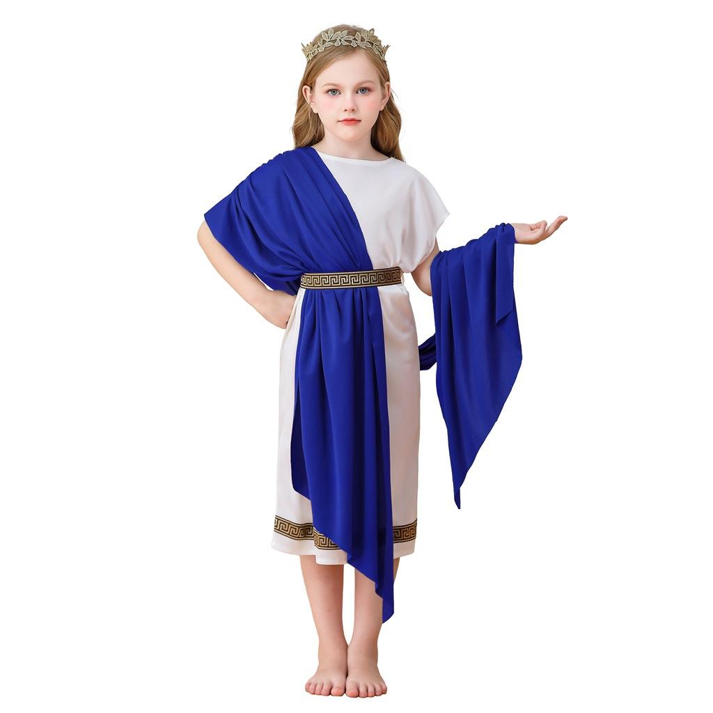 Halloween kinderkostuums Griekse mythologie heren- en dameskostuums Rode Romeinse carnavalskostuums Toga's