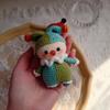 Cute Circus Clown Pendant Crochet Material Bag Handmade DIY Woolen Knitting Doll To Pass The Time During Pregnancy