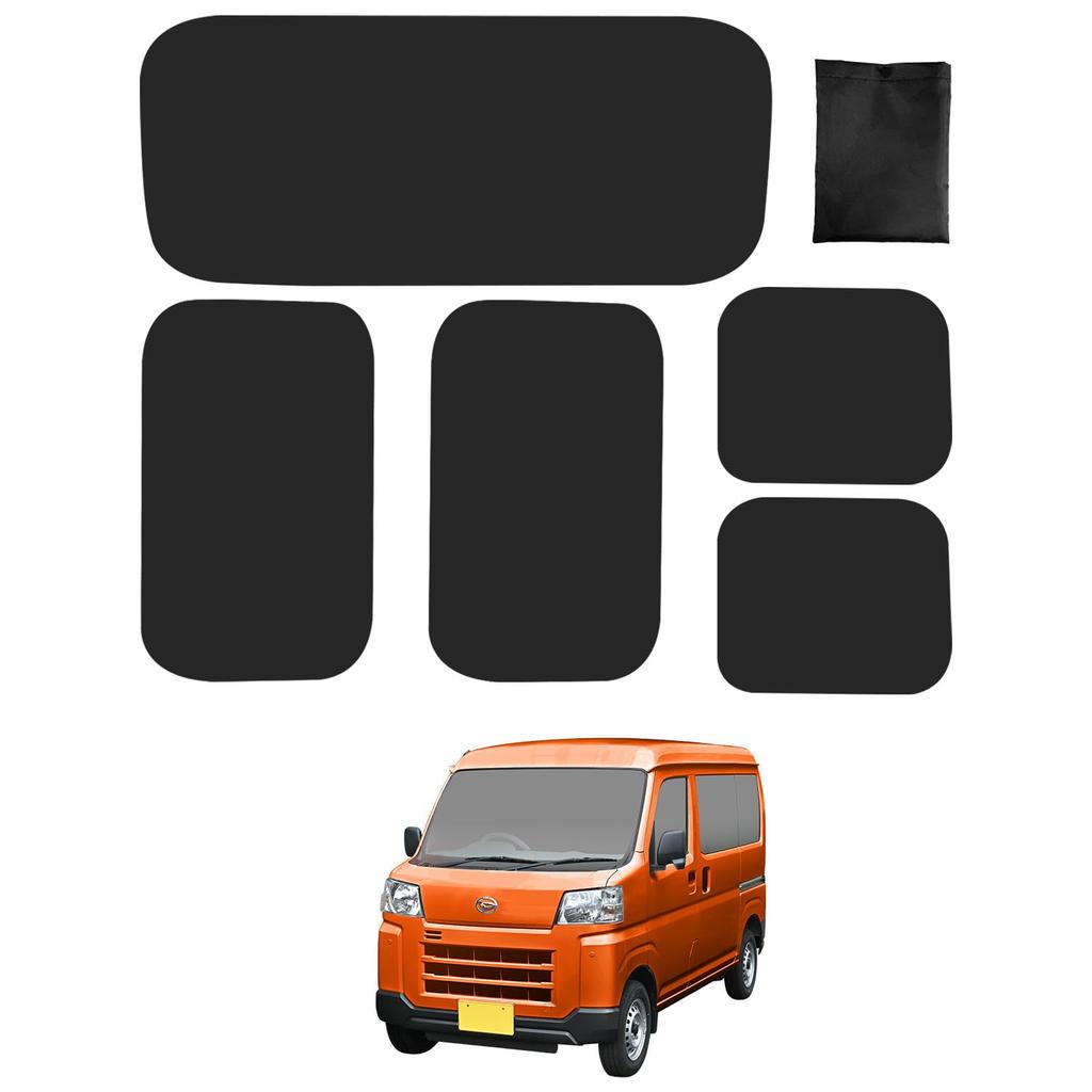 Cortinas Magnéticas SEIWA IMP274 para Daihatsu Hijet Atrai Toyota Pixis Subaru Sambar Magnéticas completamente opacas Adecuado para pernoctaciones en su