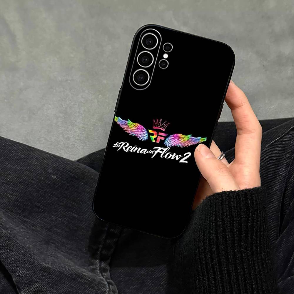 The Queen of Flow Phone Case For Samsung S25,S24,S21,S22,S23,S30,Ultra,S20,Plus,Fe,Note,10,9,5G Black Cover