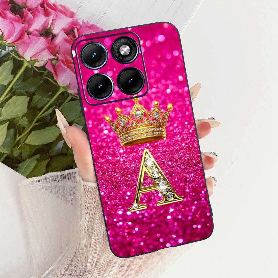 For Motorola Edge 70 Fusion 2026 Case XT2605-1 XT2605-2 Luxury Crown Letters Soft Silicone Cover For Moto Edge 70 Fusion+ Bumper