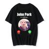 Vtipné tričko Funny John Pork Is Calling Answer Call Phone pro ženy, topy s prasetem, gotické hip hopové tričko, streetwearové oblečení