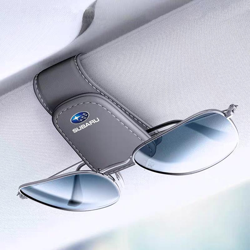Car Interior Glasses Clip Storage Holder Accessories For Subaru Outback Smart Impreza Mpreza STI Legacy Forester Crosstrek WRX