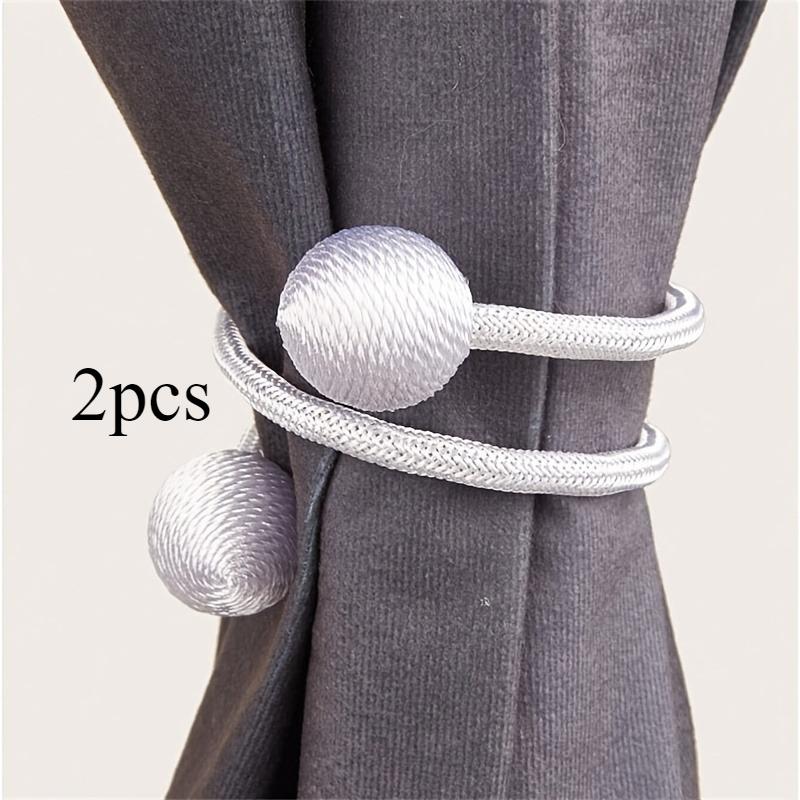 

2 шт. Завязки для штор в виде скрученных шаров, Аксессуары для завязывания штор, Креативные подвесные шары на веревке без пробивания отверстий, Современный простой