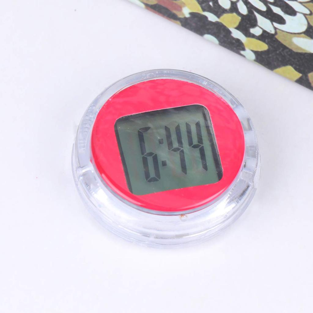 VORCOOL Car Watch Bike Watch Mini Watch Waterproof 12 Hours Electronic Motorcycle Watch Red 27.5*10mm
