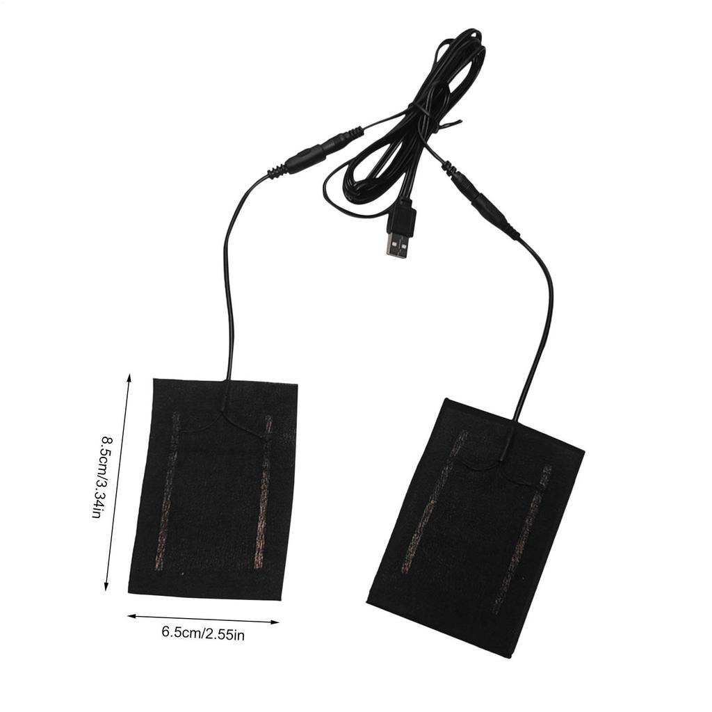 2-in-1 Winter Heizkissen Handschuhe Beheiztes Pad 5V Elektrisches Beheiztes Pad USB Beheiztes Pad Für Damen Herren Handschuhe Kalter Winter