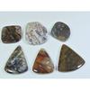 204Cts. Natural Tree Moos Agate Fancy Shape Cabochon Loose Gemstone 6Pcs Lot C-328