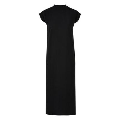Womens/Ladies Extended Shoulder Long Midi Dress
